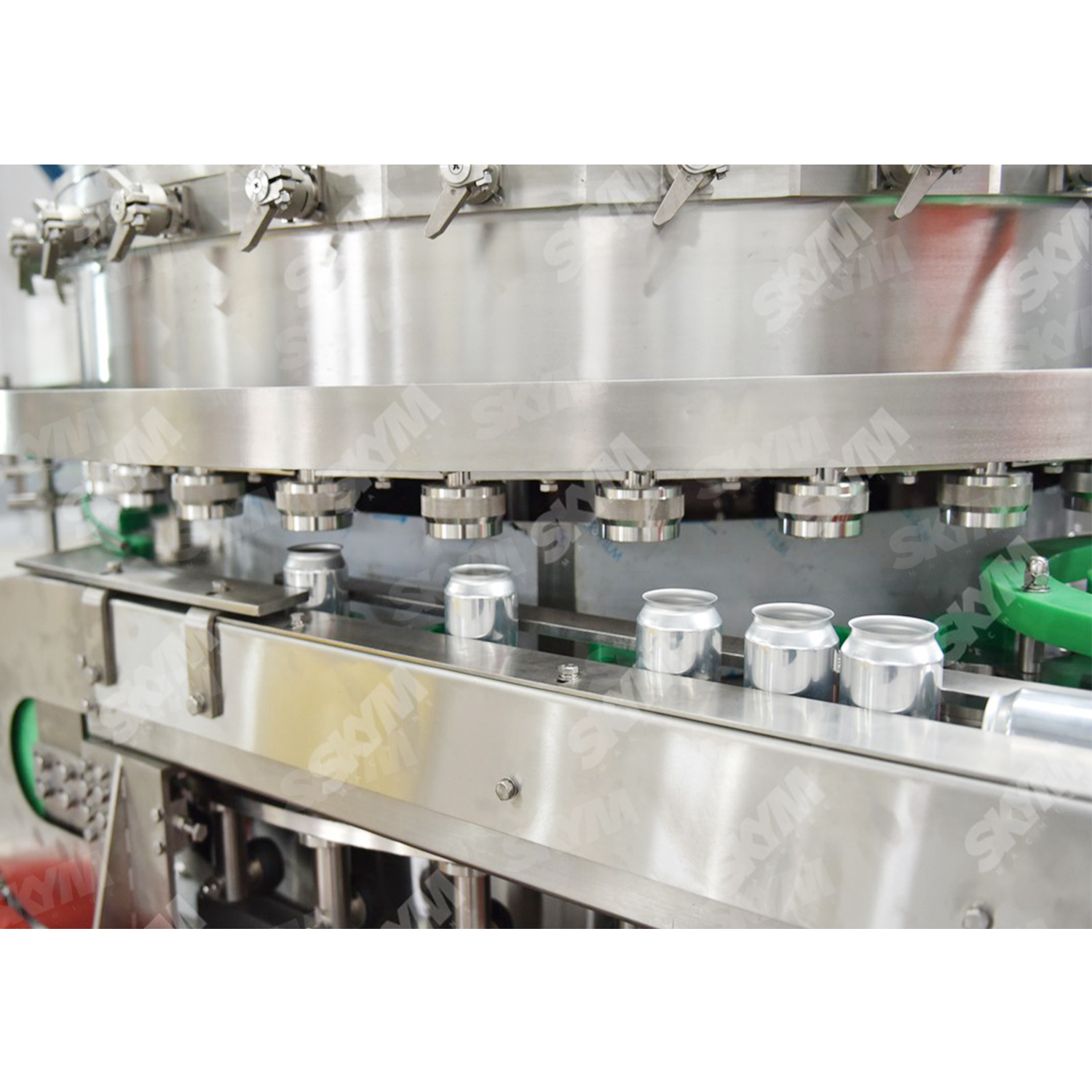 3 in 1 10000cans/hr Aluminum Can Filling Machine