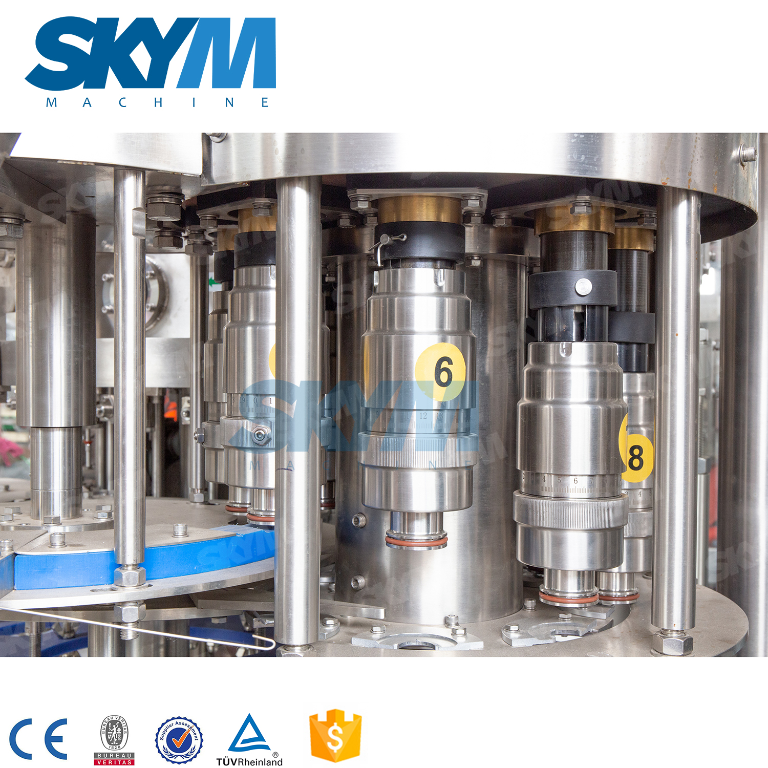 24 Heads Carbonated Drink Beverage Filling Machine