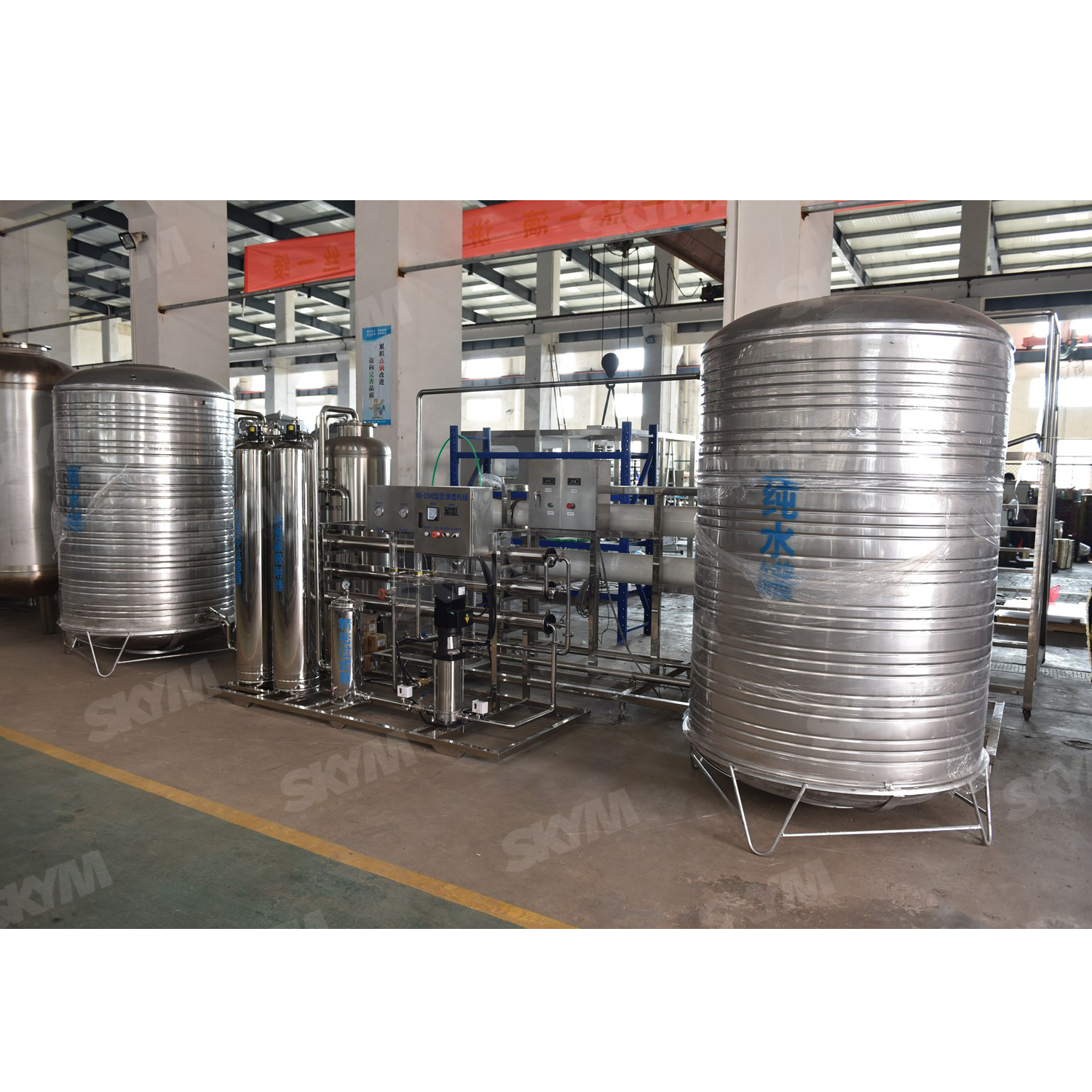 Electric Activated Carbon Column Water Treatment Machines 