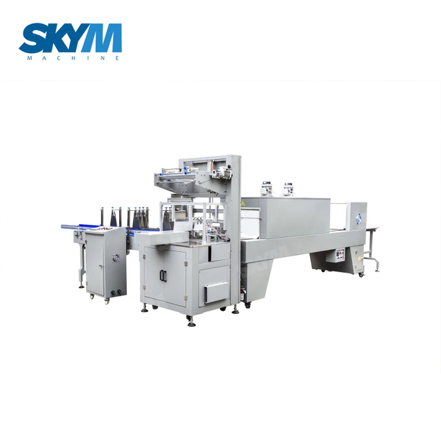 Automatic Colorful PE Film Bottles Group Packaging Machine 