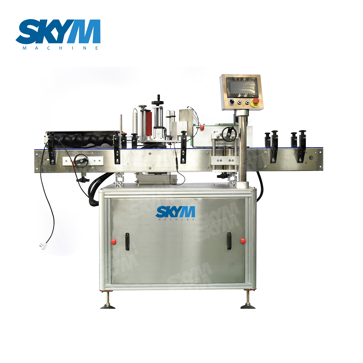 Horizontal Self Adhesive Labels Pasting Machine for Round Bottle