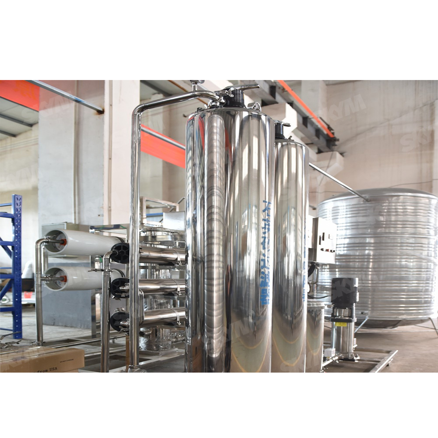 10000LPH Activated Carbon Column Water Treatment Machine