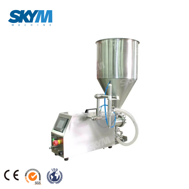 Semi-Auto Pump Vinegar Beverage Milk Bottle Pneumatic Filling Machine 