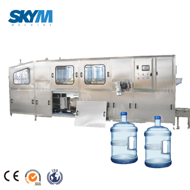 Automatic Plastic 5 Gallon Water Bottle Washing Filling Capping Machine 
